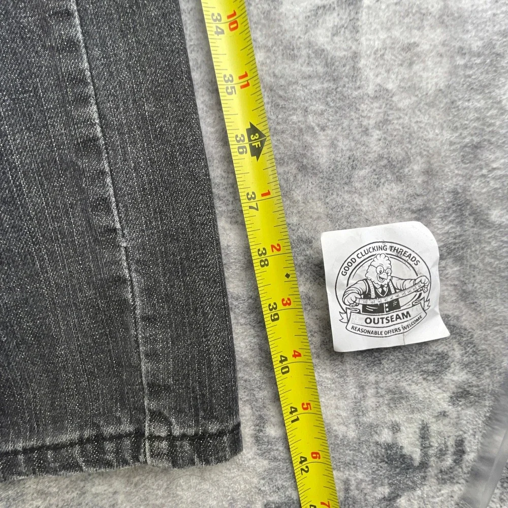 Levi's Mens 36x30 505 Straight Fit Jeans Faded Black Denim Casual Classic